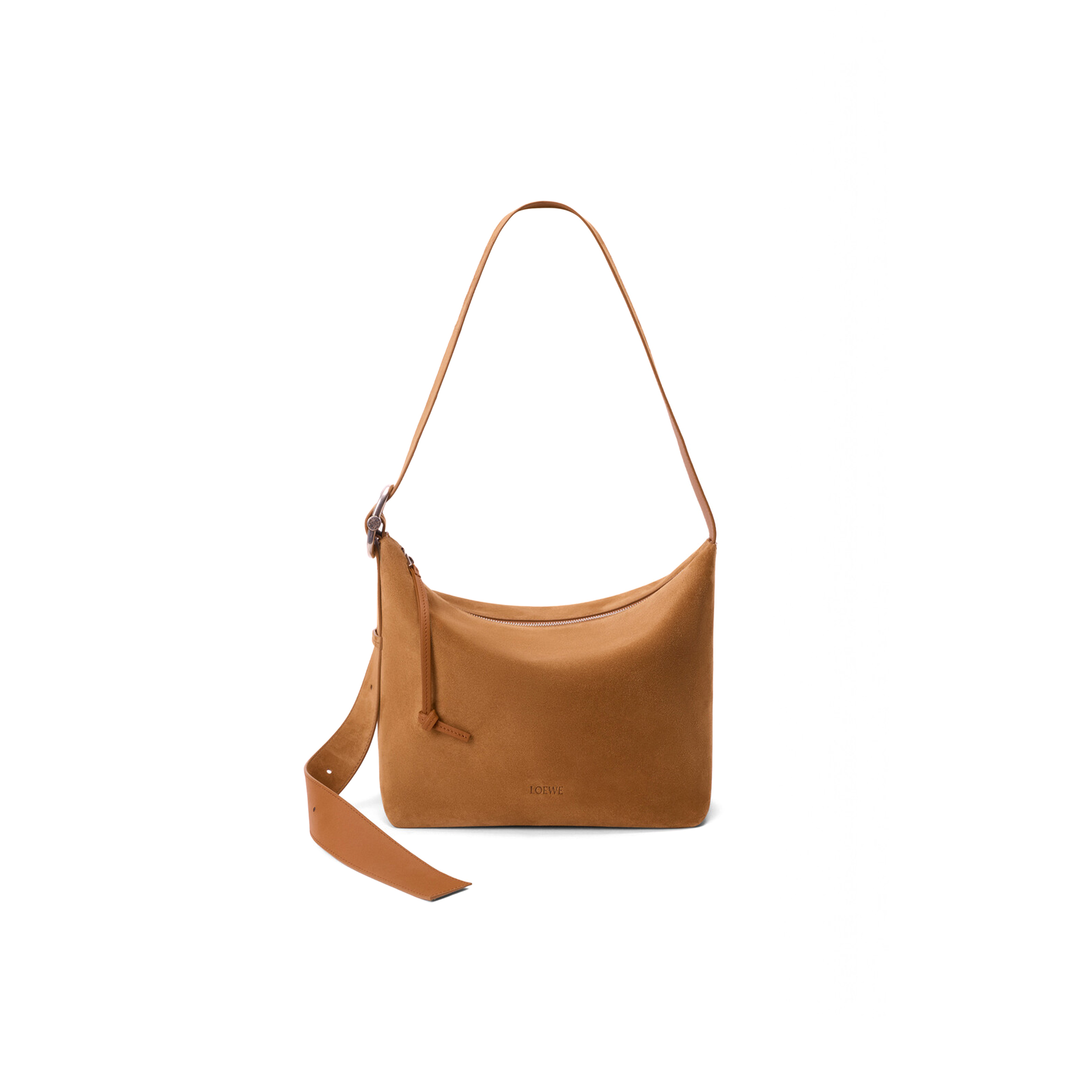 LOEWE MEDIUM LOOP HOBO IN SUEDE CALFSKIN BB22CMDX05 (26*24.5*13cm)